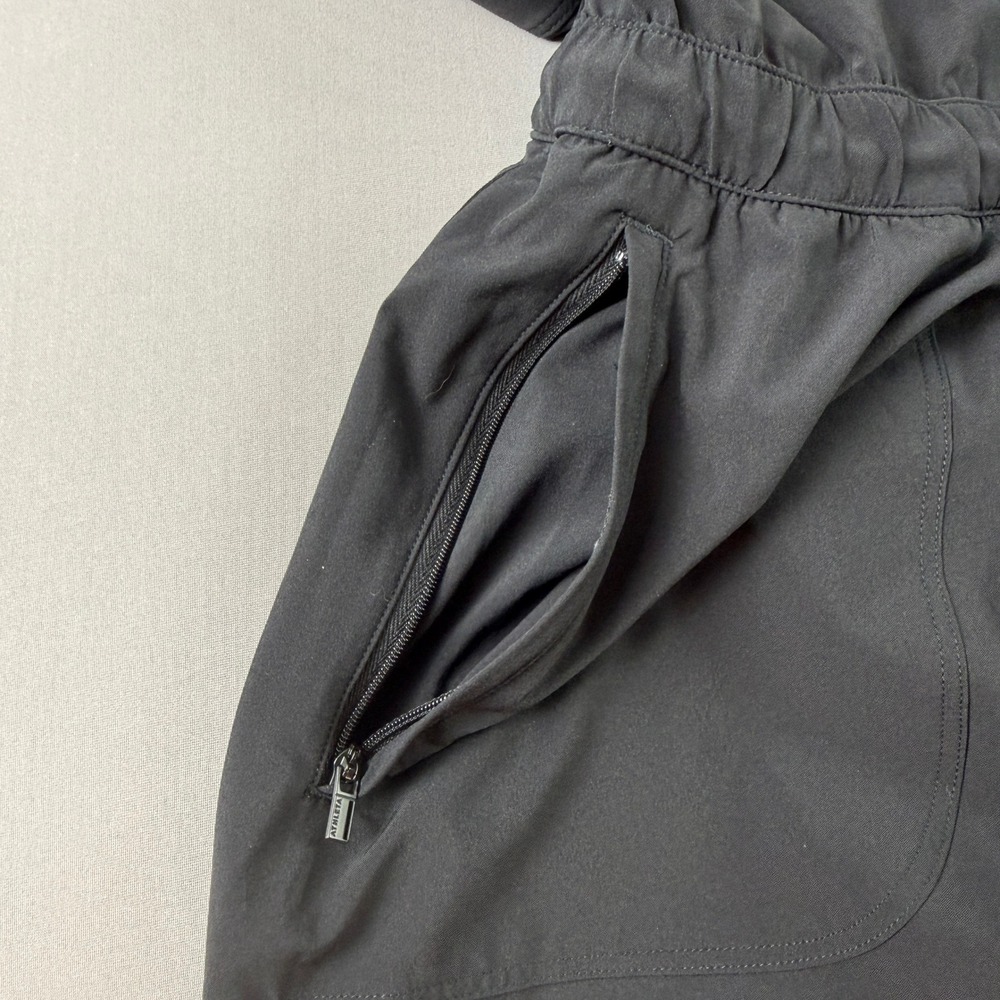 Athleta Expedition Skort Mini Dress Black Sleeveless Half Zip Active Womens 10 - Picture 13 of 16